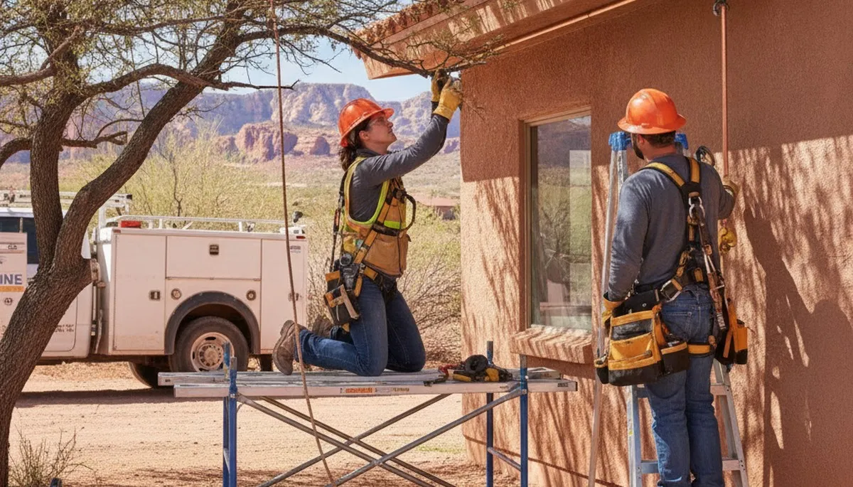 Professional plumber repairing a pipe in Flagstaff, AZ for trusted plumbing repair service