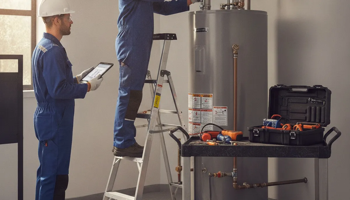 Water heater repair technician serving Flagstaff, AZ homes with fast, reliable plumbing service